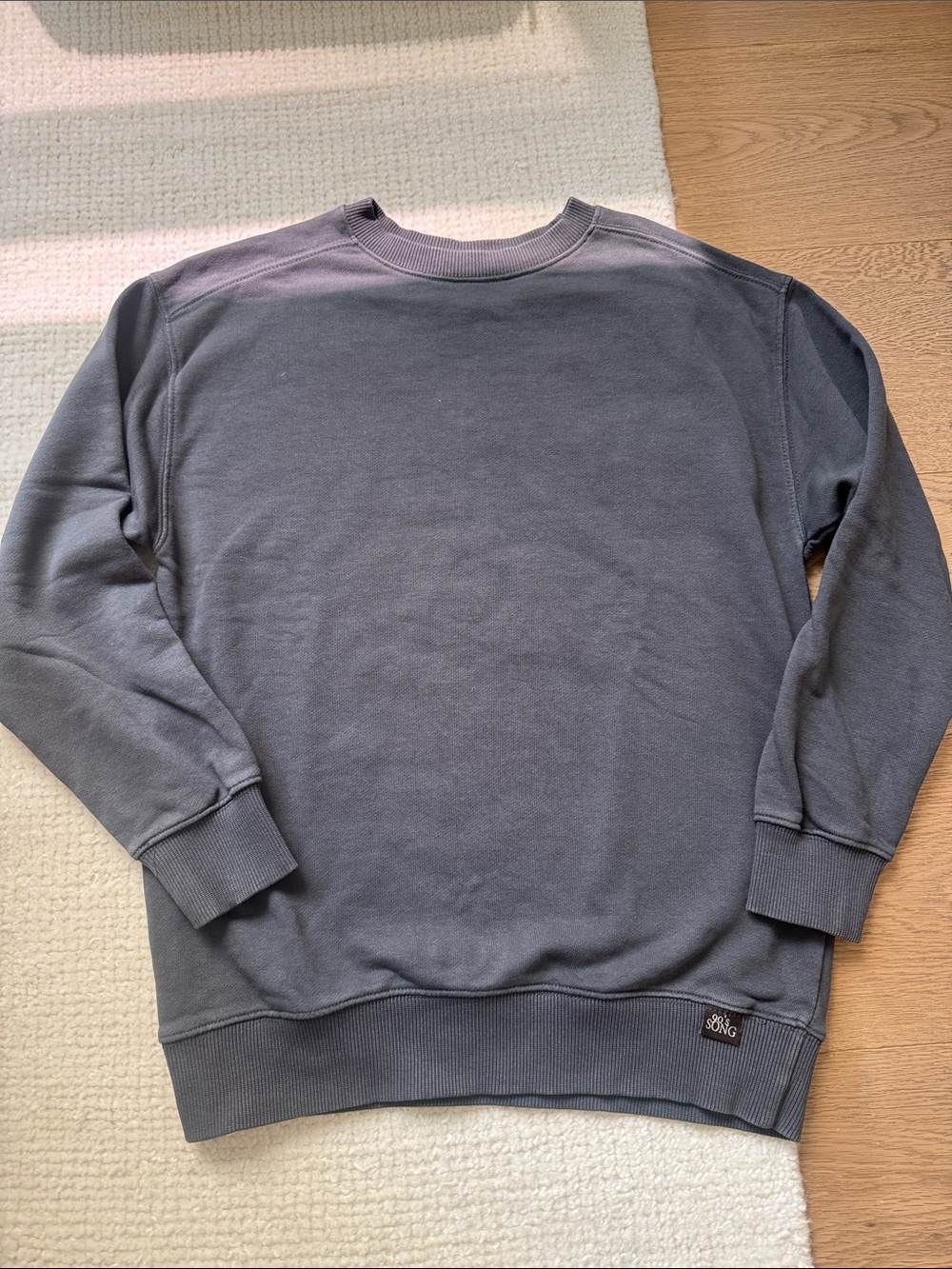 Zara kids Crewneck Sweatshirt in Charcoal Gray